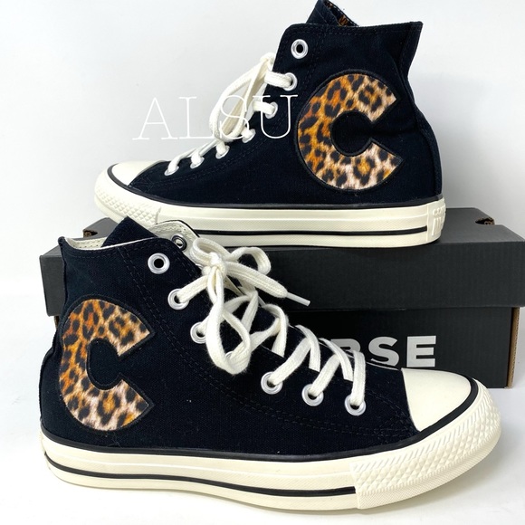 🌿Sale🌿 Converse Ctas Canvas High Top Black Egret Women’s Size 6.5 164673C - Picture 3 of 9